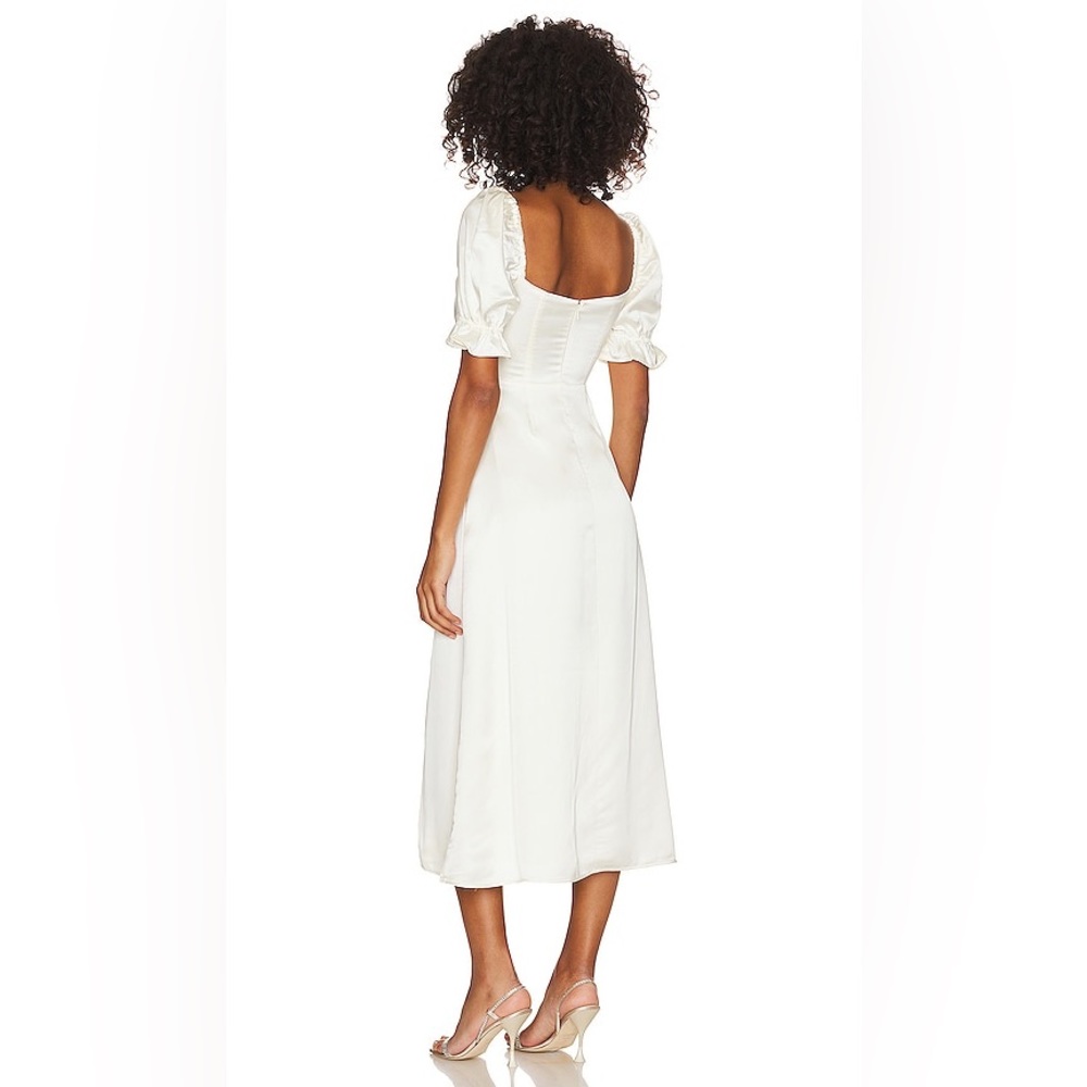 NWOT We Wore What Satin Look Midi Dress - Picture 4 of 13